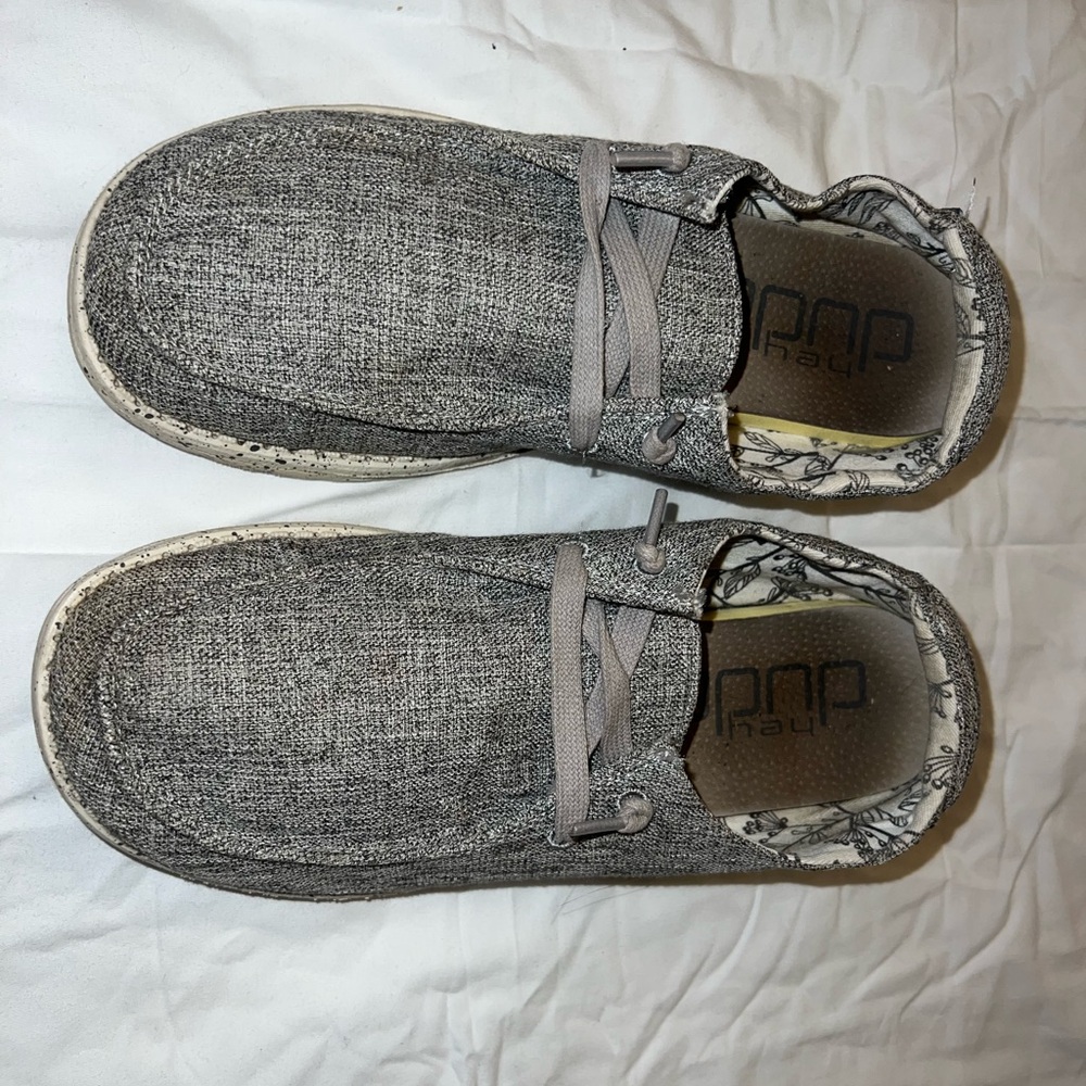 Hey Dude Gray Loafers